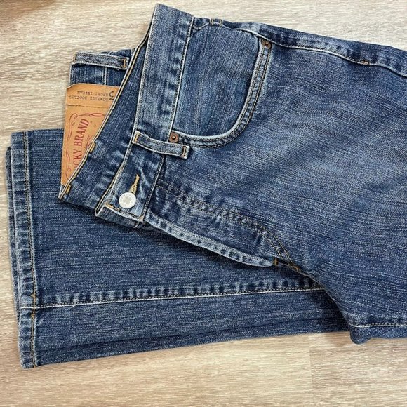 Lucky Brand by Gene Montesano Low Rise Bootleg Dungarees - Picture 7 of 7